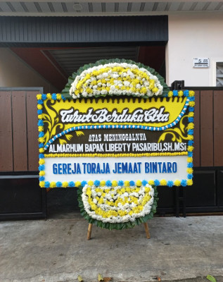 Papan Bunga Duka di Bojongkokosan